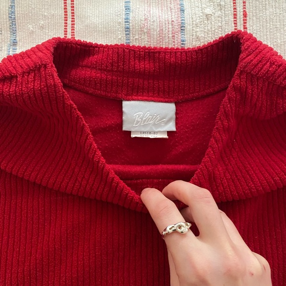 Vintage corduroy sweatshirt - Picture 2 of 2